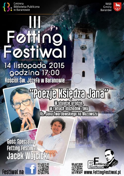 Plakat informacyjny Fetting Festiwal Baranowo