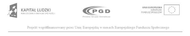 Logo obrazkowe Kapitał Ludzki i Polska Grupa Doradcza